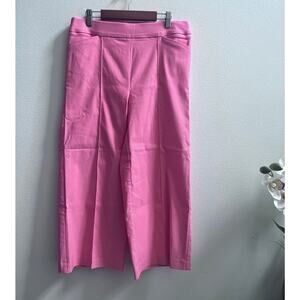 Counterparts Pull On Pants High Waisted NWOT Small Coral‎ Wide Leg Stretch